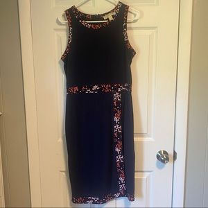 Michael Kors women’s dress Navy Blue calf length